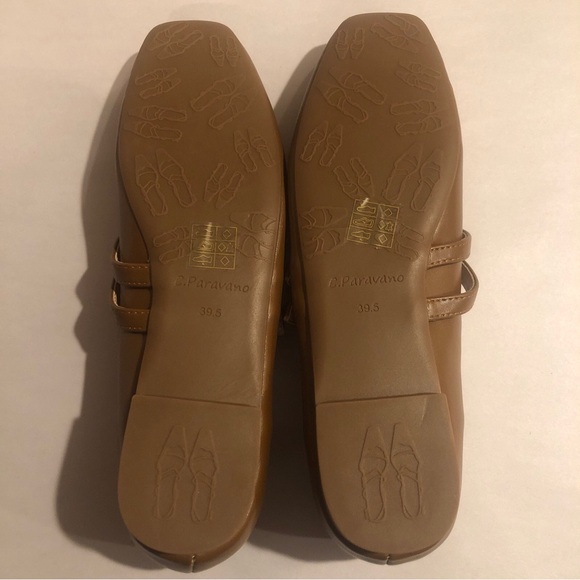 C.Paravano Women's Size 9 EU 39.5 Mary Jane Flats | Square Toe Ballet Flats - Picture 15 of 16